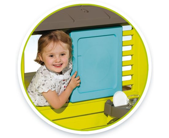 Casuta pentru copii Smoby Pretty cu bucatarie si 17 accesorii,poza 4