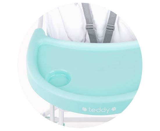 Scaun de masa Chipolino Teddy avocado, Culoare: Turquoise,poza 6