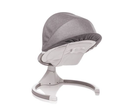 Leagan electric cu telecomanda 4Baby ROCK'N RELAX Gri, Culoare: Gri deschis,poza 2