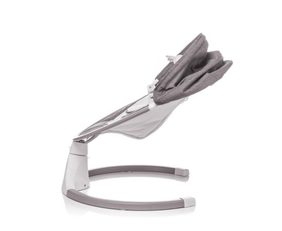 Leagan electric cu telecomanda 4Baby ROCK'N RELAX Gri, Culoare: Gri deschis,poza 3