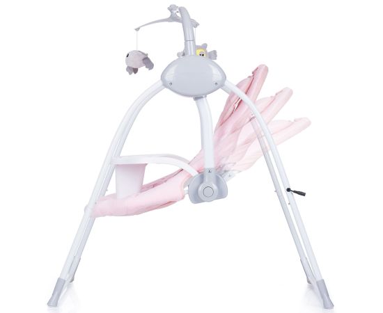 Leagan electric si balansoar Chipolino Nux blush, Culoare: Roz,poza 3