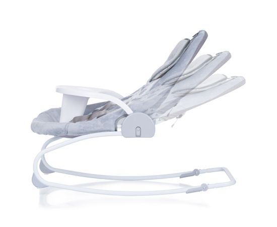 Leagan electric si balansoar Chipolino Nux platinum, Culoare: Gri,poza 5