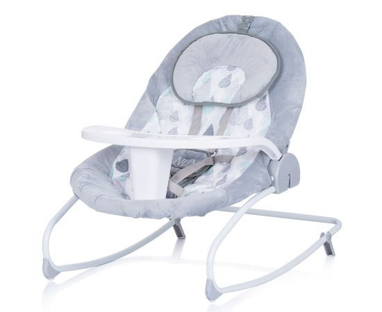 Leagan electric si balansoar Chipolino Nux platinum, Culoare: Gri,poza 7
