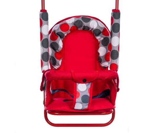 Leagan pentru copii, Top Kids, pentru interior si exterior, Red Dots, Culoare: Rosu,poza 2