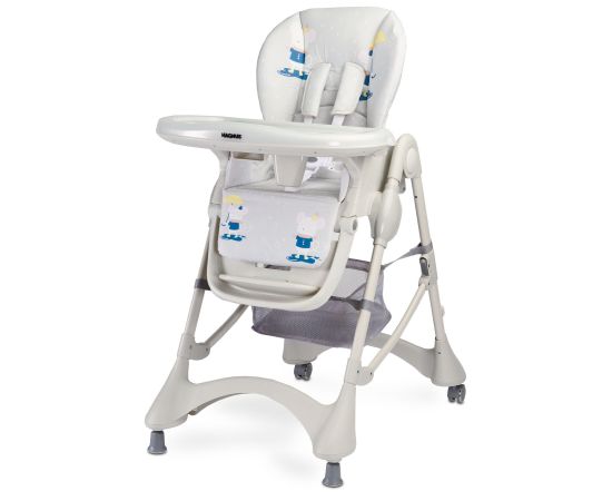 Scaun de masa Caretero MAGNUS Grey, Culoare: Gri deschis