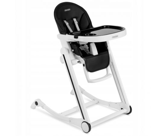 Scaun de masa cu roti Ricokids Tugo - Negru, Culoare: Negru