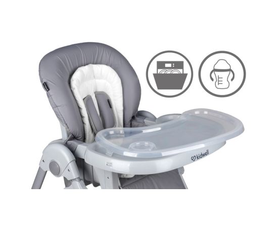 Scaun de masa Kidwell Ami Grey, Culoare: Gri,poza 9