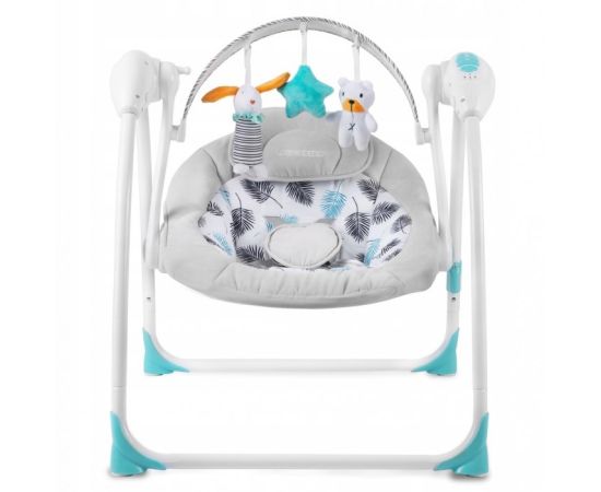 Leagan electric cu muzica Ricokids 7326 - Turcoaz, Culoare: Turquoise,poza 2