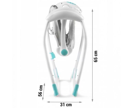 Leagan electric cu muzica Ricokids 7326 - Turcoaz, Culoare: Turquoise,poza 7
