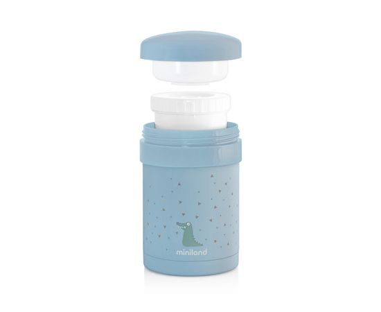 Termos Mancare Solida 700 ml Azure Miniland Baby, Culoare: Turquoise, Cantitate: 700ml