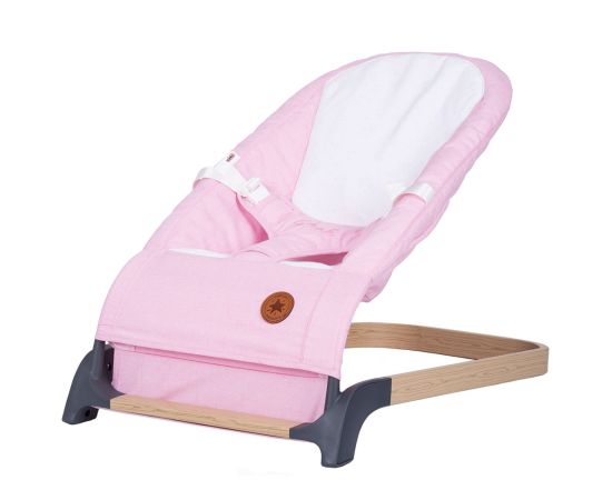 Scaunel balansoar Chipolino Noah blush wood, Culoare: Roz