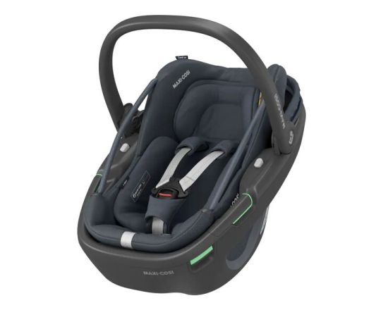 Cos Auto I-Size Maxi-Cosi Coral 360 Black Shell ESSENTIAL GRAPHITE, Culoare: Gri, Grupa: 0-13kg (0 luni - 12 luni)