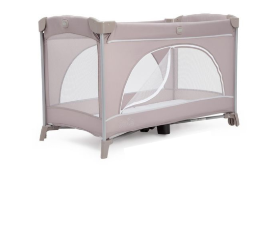 Patut pliant cu 2 niveluri Joie Allura 120 cm- Satellite, Culoare: Roz, Dimensiuni: 120x60,poza 3
