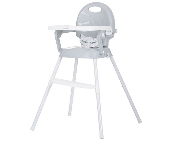 Scaun de masa Chipolino Bonbon 3 in 1 glacier, Culoare: Gri,poza 2