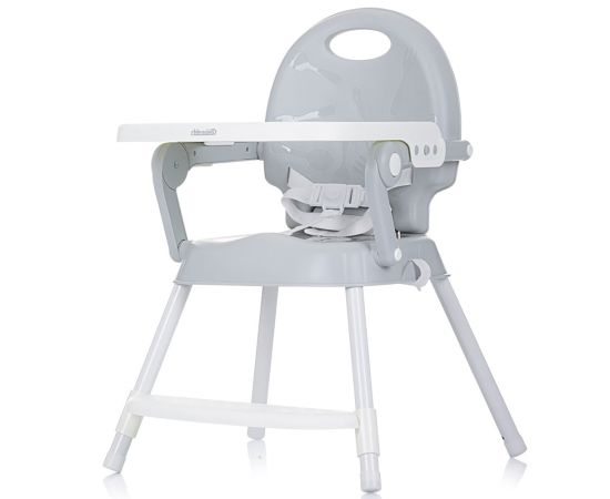 Scaun de masa Chipolino Bonbon 3 in 1 glacier, Culoare: Gri,poza 5