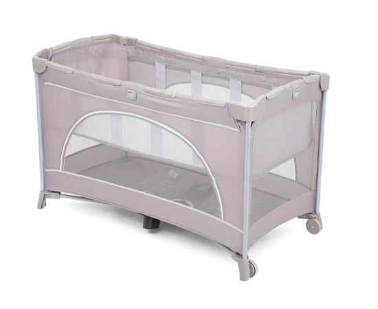 Patut pliant cu 2 niveluri Joie Allura 120 cm- Satellite, Culoare: Roz, Dimensiuni: 120x60