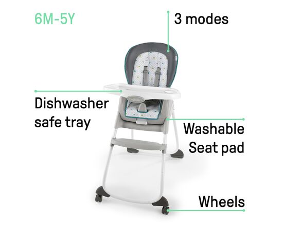 Scaun de masa 3 in 1 Nash Ingenuity,poza 4