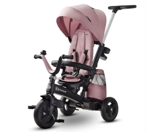 Tricicleta 5in1 Kinderkraft Easytwist Mauvelous Pink, Culoare: Roz