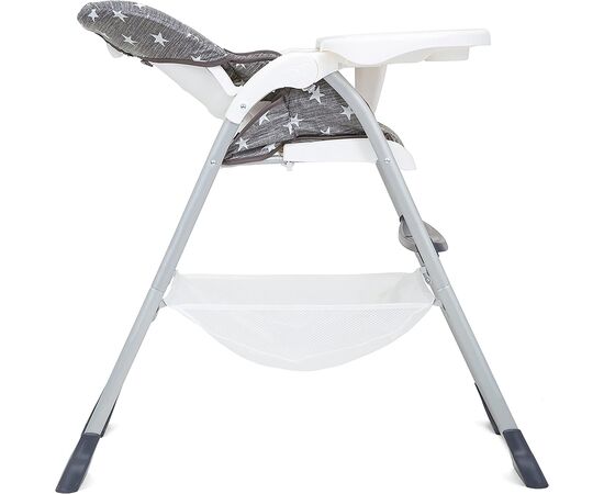 Scaun de masa Mimzy Snacker Twinkle Linen Joie, Culoare: Alb/Gri,poza 5