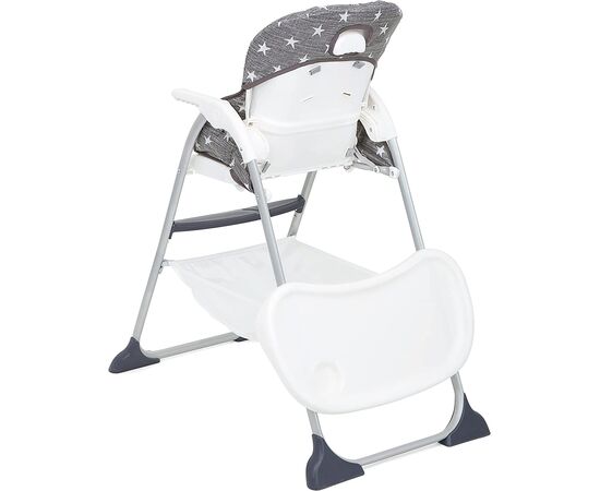 Scaun de masa Mimzy Snacker Twinkle Linen Joie, Culoare: Alb/Gri,poza 6