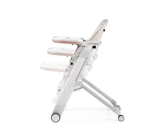Scaun de masa 2 in 1 Peg Perego Siesta Follow Me, Aquarelle, Culoare: Roz,poza 7