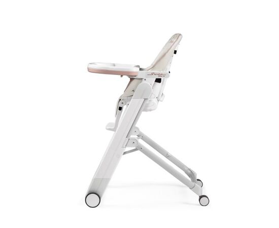 Scaun de masa 2 in 1 Peg Perego Siesta Follow Me, Aquarelle, Culoare: Roz,poza 4
