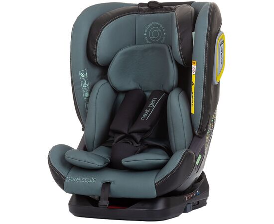 Scaun auto Chipolino Next Gen I-Size 40-150 cm aloe cu sistem Isofix, Culoare: Turquoise, Grupa: 0-36kg (0 luni - 12 ani)