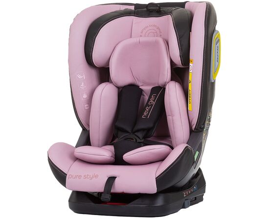 Scaun auto Chipolino Next Gen I-Size 40-150 cm rose water cu sistem Isofix, Culoare: Roz, Grupa: 0-36kg (0 luni - 12 ani)