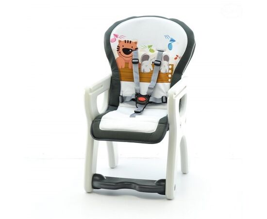 Scaun de masa multifunctional EURObaby HB-GY01 Gri, Culoare: Gri deschis,poza 2