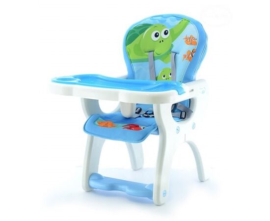 Scaun de masa multifunctional EURObaby HB-GY02 Albastru, Culoare: Albastru,poza 2