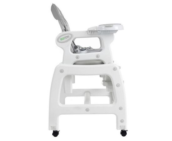 Scaun de masa 3 in 1 Ecotoys HC-223 Gri, Culoare: Gri,poza 3