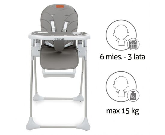 Scaun de masa multifunctional Kidwell BENO Gray, Culoare: Gri,poza 5