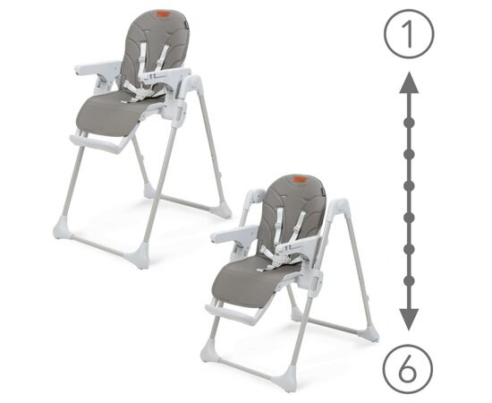 Scaun de masa multifunctional Kidwell BENO Gray, Culoare: Gri,poza 7