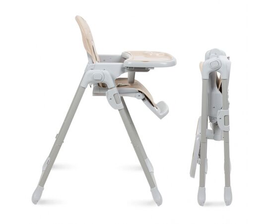 Scaun de masa multifunctional Kidwell BENO Beige, Culoare: Crem,poza 3