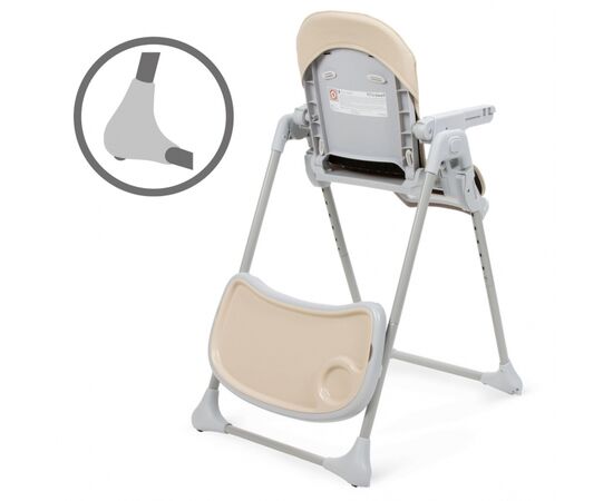 Scaun de masa multifunctional Kidwell BENO Beige, Culoare: Crem,poza 6