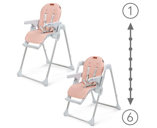 Scaun de masa multifunctional Kidwell BENO Pink, Culoare: Roz,poza 6