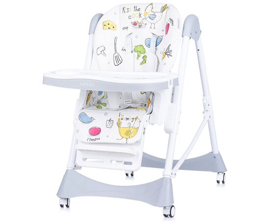 Scaun de masa Chipolino Bambino glacier, Culoare: Gri,poza 3