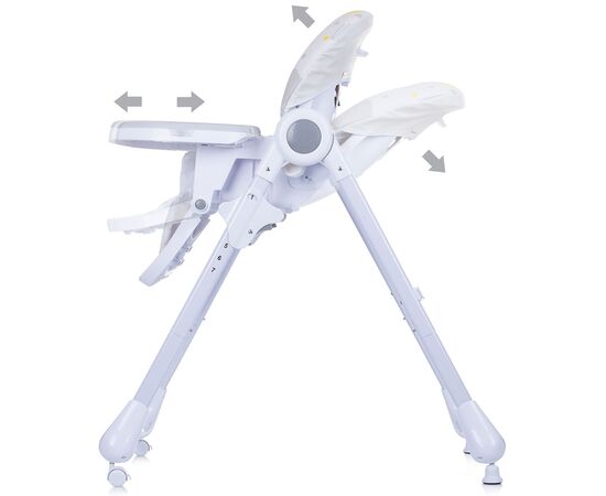 Scaun de masa Chipolino Yeti glacier, Culoare: Gri,poza 6