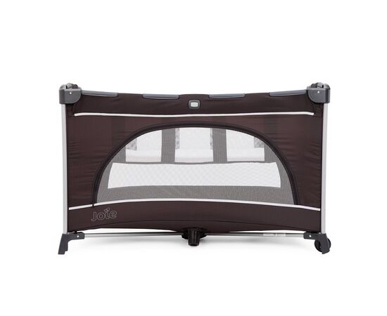 Patut pliant cu 2 niveluri Joie Allura Lite 120 cm, Black Ink,poza 3