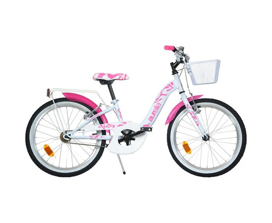 Bicicleta copii Dino Bikes 20' City Smarty alb, Culoare: Alb, Dimensiuni: 20 inch