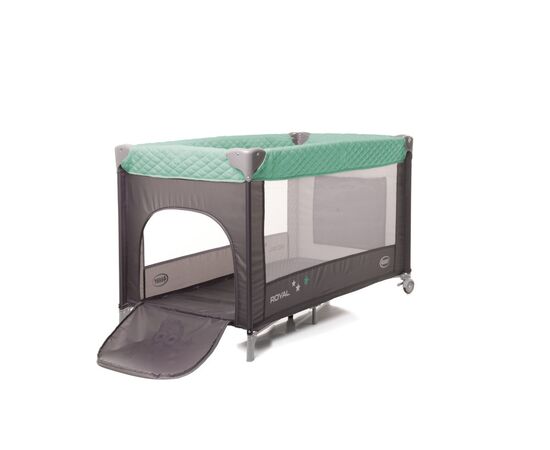Patut pliabil 4Baby ROYAL Verde, Culoare: Verde, Dimensiuni: 120x60,poza 3