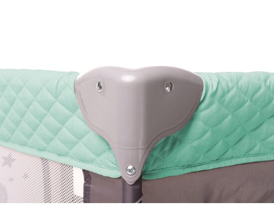 Patut pliabil 4Baby ROYAL Verde, Culoare: Verde, Dimensiuni: 120x60,poza 10