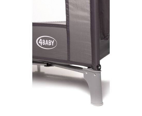 Patut pliabil 4Baby ROYAL Gri, Culoare: Gri, Dimensiuni: 120x60,poza 3