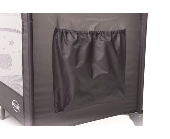 Patut pliabil 4Baby ROYAL Gri, Culoare: Gri, Dimensiuni: 120x60,poza 6