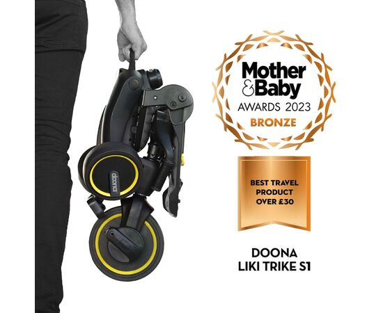 Tricicleta Doona Liki Trike S1 Grey Hound, Culoare: Gri,poza 6