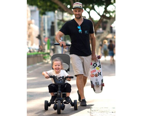 Tricicleta Doona Liki Trike S1 Grey Hound, Culoare: Gri,poza 8