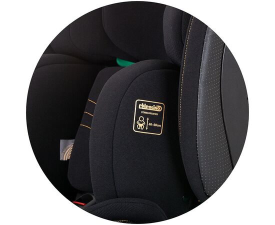 Scaun auto Chipolino Max Safe I-Size 40-150 cm ebony cu sistem Isofix, Culoare: Negru, Grupa: 0-36kg (0 luni - 12 ani),poza 10