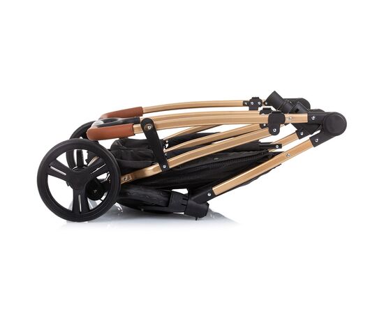 Carucior gemeni Chipolino Duo Smart 2 in 1 ebony, Culoare: Negru,poza 10