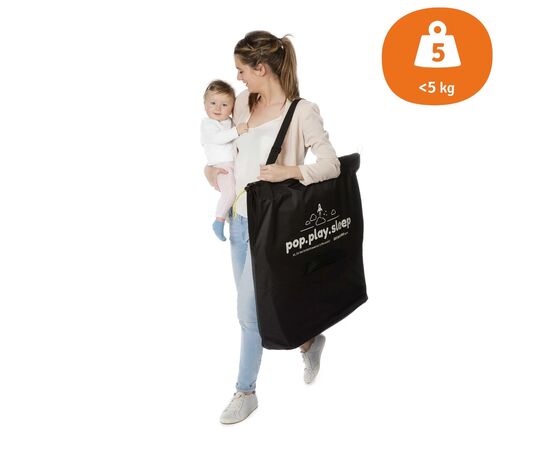 Patut Pliant Pop Up Aeromoov, Seashell Olive, Culoare: Verde, Dimensiuni: 120x60,poza 6