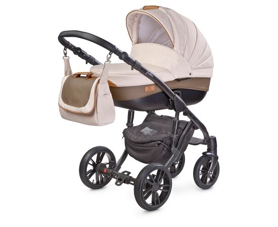 Carucior Camini FRONTERA 2 in 1 Bej, Culoare: Crem